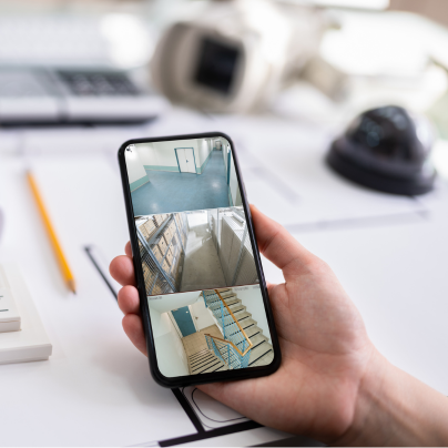 Pensacola security camera feed on cell phone